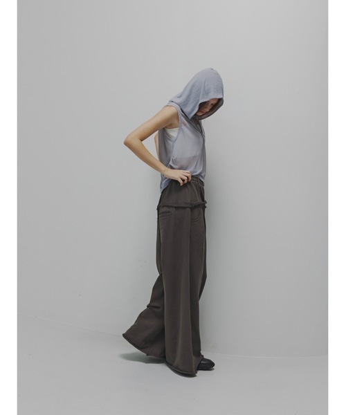Katrin TOKYO(カトリーントーキョー)の「sweat buggy pants(スウェットパンツ・レディース・チャコールグレー/ヘザーグレー・FREE/XS)」の20枚目の写真