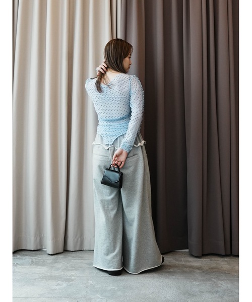 Katrin TOKYO(カトリーントーキョー)の「sweat buggy pants(スウェットパンツ・レディース・チャコールグレー/ヘザーグレー・FREE/XS)」の7枚目の写真