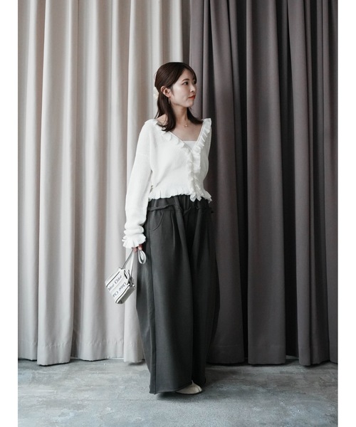 Katrin TOKYO(カトリーントーキョー)の「sweat buggy pants(スウェットパンツ・レディース・チャコールグレー/ヘザーグレー・FREE/XS)」の3枚目の写真