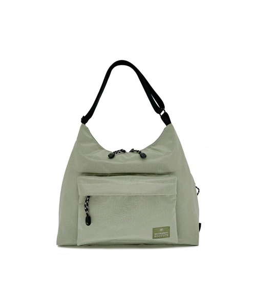 ROOTOTE(ルートート)の「ルートート / ショルダーバッグ ボディバッグ A4 撥水 軽量 ワンショルダー SC.トライアングル.リップストップ-A(トートバッグ・レディース・ブラック/チャコールグレー/カーキ/ブラウン・FREE)」の4枚目の写真