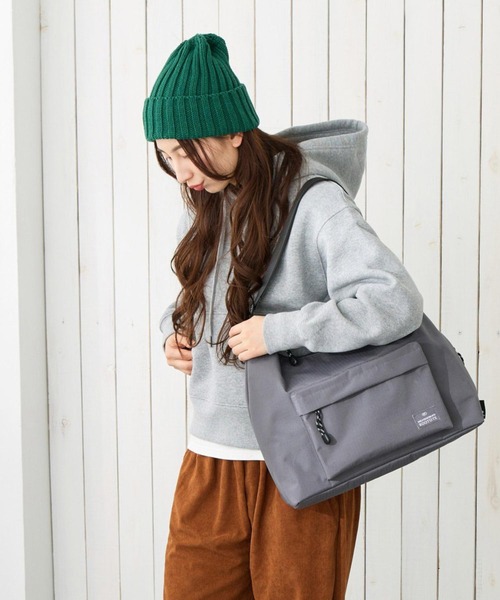 ROOTOTE(ルートート)の「ルートート / ショルダーバッグ ボディバッグ A4 撥水 軽量 ワンショルダー SC.トライアングル.リップストップ-A(トートバッグ・レディース・ブラック/チャコールグレー/カーキ/ブラウン・FREE)」の1枚目の写真