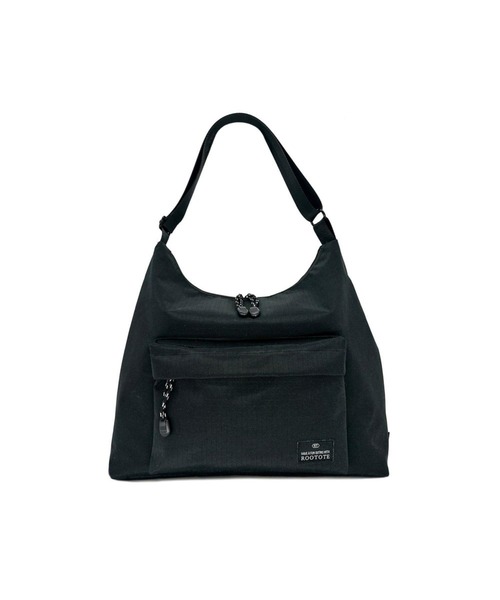 ROOTOTE(ルートート)の「ルートート / ショルダーバッグ ボディバッグ A4 撥水 軽量 ワンショルダー SC.トライアングル.リップストップ-A(トートバッグ・レディース・ブラック/チャコールグレー/カーキ/ブラウン・FREE)」の2枚目の写真