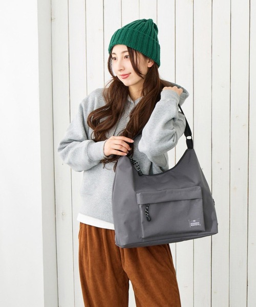 ROOTOTE(ルートート)の「ルートート / ショルダーバッグ ボディバッグ A4 撥水 軽量 ワンショルダー SC.トライアングル.リップストップ-A(トートバッグ・レディース・ブラック/チャコールグレー/カーキ/ブラウン・FREE)」の19枚目の写真
