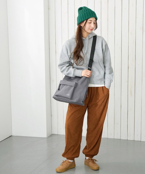 ROOTOTE(ルートート)の「ルートート / ショルダーバッグ ボディバッグ A4 撥水 軽量 ワンショルダー SC.トライアングル.リップストップ-A(トートバッグ・レディース・ブラック/チャコールグレー/カーキ/ブラウン・FREE)」の22枚目の写真