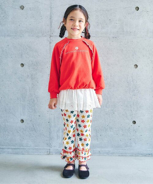 apres les cours(アプレレクール)の「レース巻きスカート(スカート・キッズ・オフホワイト・130/110/90)」の5枚目の写真