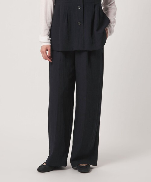 A DAY IN THE LIFE UNITED ARROWS(アデイインザライフユナイテッドアローズ)の「シボ ペプラムベスト+パンツ ‐セットアイテム・ウォッシャブル‐<A DAY IN THE LIFE>(ワンピース・レディース・ブラック/ダークブラウン/ネイビー・FREE)」の13枚目の写真