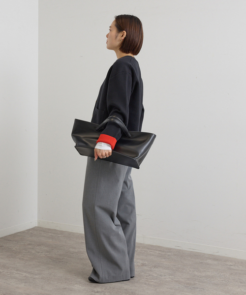 U by SPICK&SPAN(ユーバイスピックアンドスパン)の「金ボタンカラーニットカーデ(カーディガン/ボレロ・レディース・チャコールグレー/ネイビー・FREE)」の17枚目の写真
