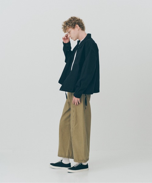 MAISON CLUB(メゾンクラブ)の「【MAISON CLUB】Cotton Hunting Single Jacket / コットンハンティングシングルジャケット SNF(その他アウター・メンズ・ブラック・XL/L)」の13枚目の写真
