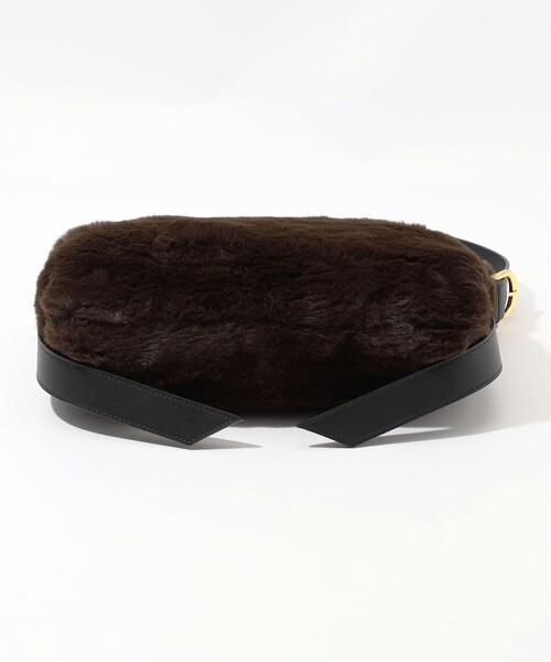 VIOLAd'ORO（ヴィオラドーロ）の「VIOLAd'ORO FUR SHOULDER バッグ（ショルダーバッグ・レディース・ダークブラウン・FREE）」の5枚目の写真