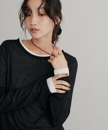 レイヤードシアーパックTシャツ《WEB限定カラーあり》