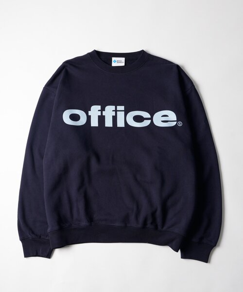 WHO'S WHO gallery(フーズフーギャラリー)の「【OFFICE SERVICES】OFFICEクルースウェット(スウェット・レディース・ネイビー/ブラウン・FREE)」の2枚目の写真
