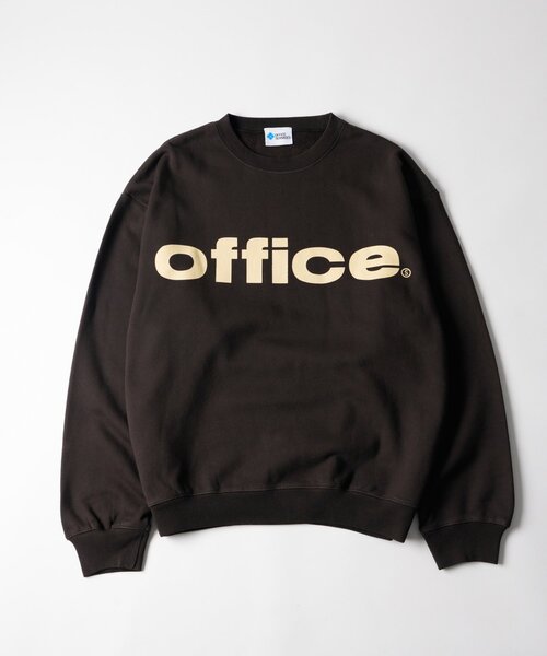 WHO'S WHO gallery(フーズフーギャラリー)の「【OFFICE SERVICES】OFFICEクルースウェット(スウェット・レディース・ネイビー/ブラウン・FREE)」の1枚目の写真