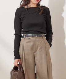 journal standard L'essage（ジャーナルスタンダードレサージュ）の「《追加4》DRY RIBセットアッププルオーバー（Tシャツ/カットソー・レディース）」