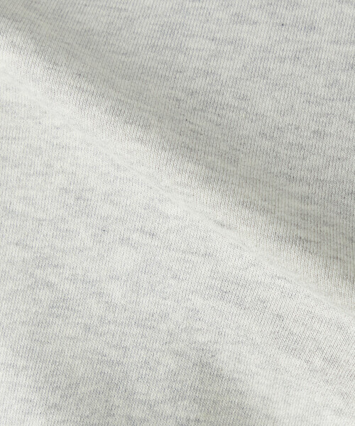 Purple&Yellow(パープルアンドイエロー)の「ハンバーガープリント 裏毛プルオーバー(Tシャツ/カットソー・メンズ・オートミール/チャコール・S/L/M)」の5枚目の写真