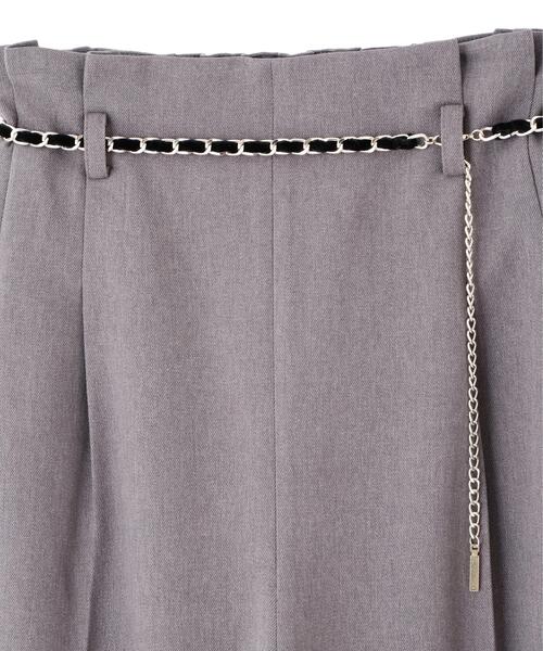 JILL by JILL STUART(ジルバイジルスチュアート)の「チェーンベルトパンツ(その他パンツ・レディース・ブラウン/グレー/ブルー・SMALL/MEDIUM)」の21枚目の写真