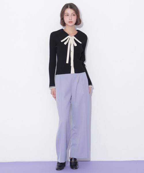 JILL by JILL STUART(ジルバイジルスチュアート)の「チェーンベルトパンツ(その他パンツ・レディース・ブラウン/グレー/ブルー・SMALL/MEDIUM)」の6枚目の写真