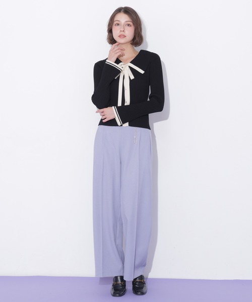 JILL by JILL STUART(ジルバイジルスチュアート)の「チェーンベルトパンツ(その他パンツ・レディース・ブラウン/グレー/ブルー・SMALL/MEDIUM)」の4枚目の写真