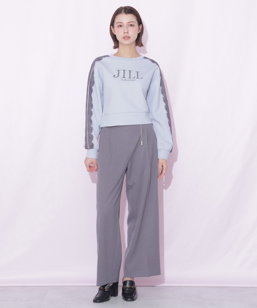JILL by JILL STUART(ジルバイジルスチュアート)の「チェーンベルトパンツ(その他パンツ・レディース・ブラウン/グレー/ブルー・SMALL/MEDIUM)」の9枚目の写真