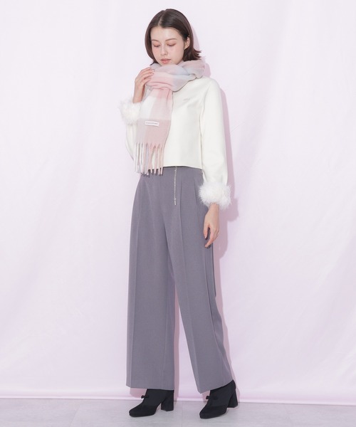 JILL by JILL STUART(ジルバイジルスチュアート)の「チェーンベルトパンツ(その他パンツ・レディース・ブラウン/グレー/ブルー・SMALL/MEDIUM)」の13枚目の写真
