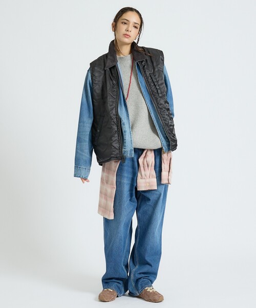 SPIEWAK（スピーワック）の「【SPIEWAK / スピワック】MN SPWK MAILMAN REVERSIBLE VEST / MN SPWK メールマン リバーシブルベスト（ユニセックス）（ブルゾン・メンズ・ブラック・M/L）」の5枚目の写真