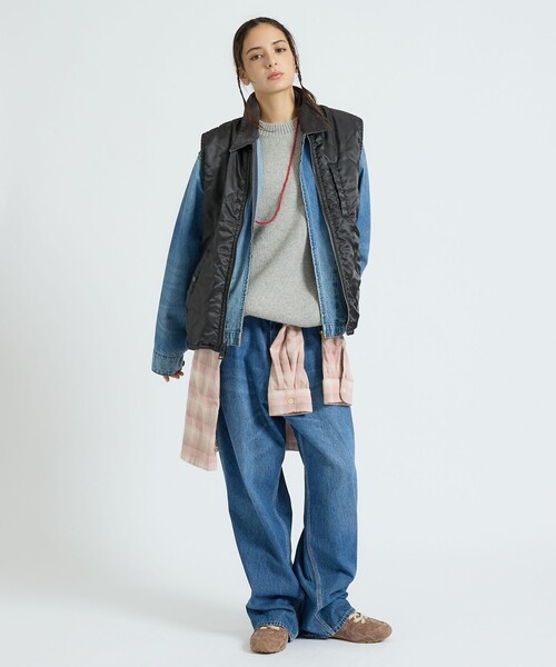 SPIEWAK（スピーワック）の「【SPIEWAK / スピワック】MN SPWK MAILMAN REVERSIBLE VEST / MN SPWK メールマン リバーシブルベスト（ユニセックス）（ブルゾン・メンズ・ブラック・M/L）」の6枚目の写真