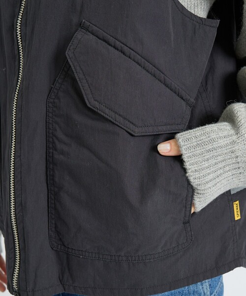 SPIEWAK（スピーワック）の「【SPIEWAK / スピワック】MN SPWK MAILMAN REVERSIBLE VEST / MN SPWK メールマン リバーシブルベスト（ユニセックス）（ブルゾン・メンズ・ブラック・M/L）」の17枚目の写真