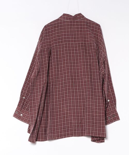 PROVOKE (プロヴォーク)の「CHECK BIG SHIRT(シャツ/ブラウス・レディース・ブラック/ブラウン・FREE)」の9枚目の写真