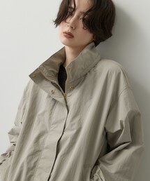 【撥水/2WAY/洗える】フード取り外し可能 撥水ナイロンマンパ