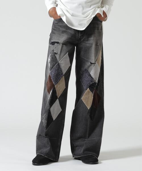 MASU(エムエーエスユー)の「MASU/エムエーエスユー/MB DIAMOND WIDE JEANS/B26H9PL002(デニムパンツ・メンズ・ブラック/その他4・46/48)」の1枚目の写真