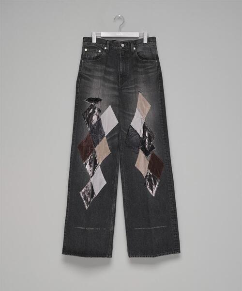 MASU(エムエーエスユー)の「MASU/エムエーエスユー/MB DIAMOND WIDE JEANS/B26H9PL002(デニムパンツ・メンズ・ブラック/その他4・46/48)」の6枚目の写真