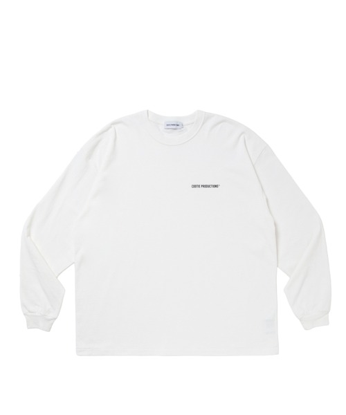 COOTIE PRODUCTIONS(クーティープロダクションズ)の「Raffy Pleated Jersey L/S Tee(Tシャツ/カットソー・メンズ・ブラック/オフホワイト・SMALL/MEDIUM/X-LARGE/LARGE)」の2枚目の写真