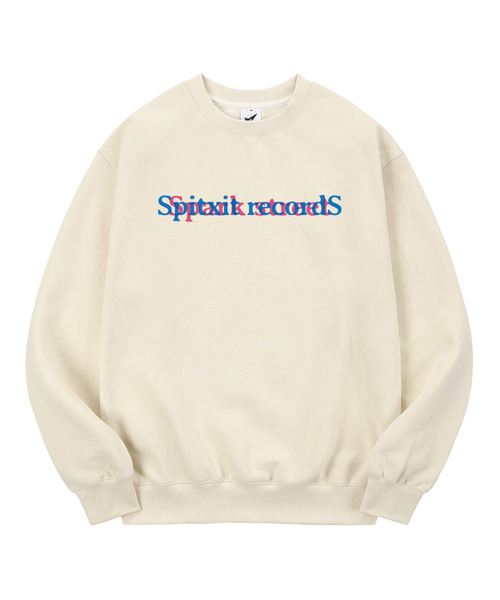 SPITXIT(スピットシット)の「オフセット レコード スウェット 5 COLOR(スウェット・メンズ・クリーム/ブラック/グレー・X-LARGE/MEDIUM/LARGE)」の3枚目の写真