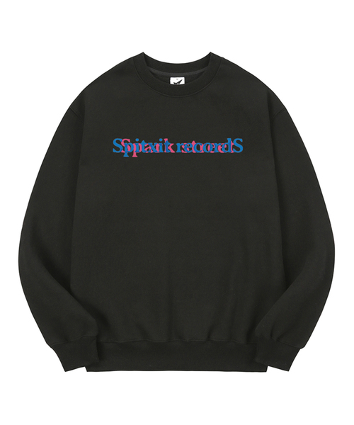 SPITXIT(スピットシット)の「オフセット レコード スウェット 5 COLOR(スウェット・メンズ・クリーム/ブラック/グレー・X-LARGE/MEDIUM/LARGE)」の1枚目の写真