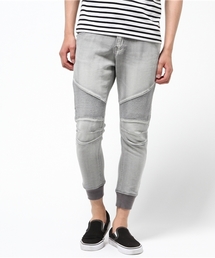 VENCEEXCHANGE | 裾リブバイカードビーデニム    (デニムパンツ)