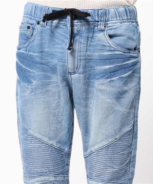 VENCEEXCHANGE（ヴァンスエクスチェンジ）の「裾リブバイカードビーデニム    （デニムパンツ・メンズ・ネイビー/ブラック/ブルー/グレー・MEDIUM/LARGE/SMALL）」の8枚目の写真