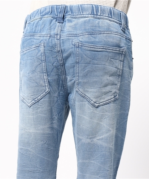 VENCEEXCHANGE（ヴァンスエクスチェンジ）の「裾リブバイカードビーデニム    （デニムパンツ・メンズ・ネイビー/ブラック/ブルー/グレー・MEDIUM/LARGE/SMALL）」の9枚目の写真