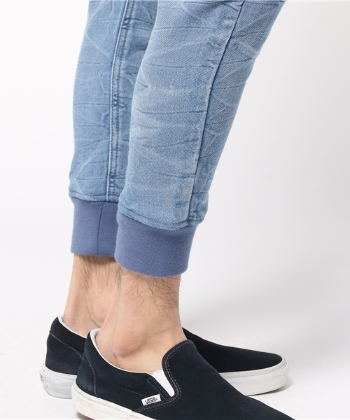 VENCEEXCHANGE（ヴァンスエクスチェンジ）の「裾リブバイカードビーデニム    （デニムパンツ・メンズ・ネイビー/ブラック/ブルー/グレー・MEDIUM/LARGE/SMALL）」の11枚目の写真