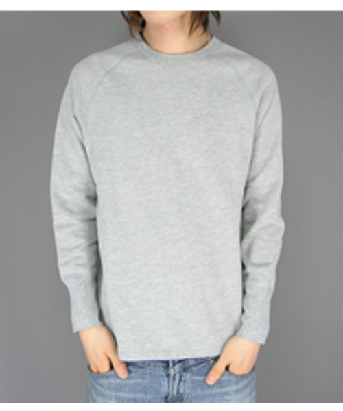 SHIPS（シップス）の「SHIPS GENUINE PRODUCTS:URAKE C/N（スウェット・メンズ・グレー/ブラック/オリーブ/パープル・SMALL/MEDIUM/LARGE）」の2枚目の写真