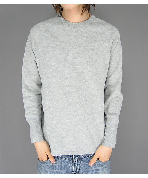 SHIPS（シップス）の「SHIPS GENUINE PRODUCTS:URAKE C/N（スウェット・メンズ・グレー/ブラック/オリーブ/パープル・SMALL/MEDIUM/LARGE）」の9枚目の写真