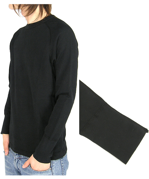 SHIPS（シップス）の「SHIPS GENUINE PRODUCTS:URAKE C/N（スウェット・メンズ・グレー/ブラック/オリーブ/パープル・SMALL/MEDIUM/LARGE）」の12枚目の写真