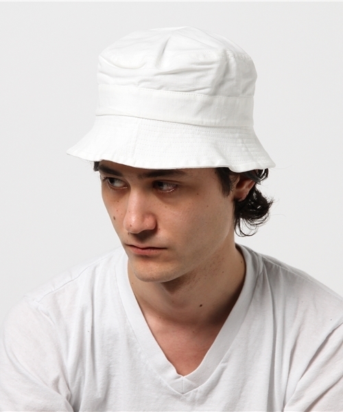 International Gallery BEAMS（インターナショナルギャラリービームス）の「QUATTROCCHI / バケットハット（ハット・メンズ・ホワイト系その他/ブラック/ダークブラウン/ネイビー・MEDIUM/LARGE）」の5枚目の写真