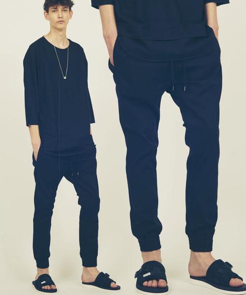 MONKEY TIME(モンキータイム)の「<monkey time> ST TCR ツイル スキニー ジョガーパンツ◆(その他パンツ・メンズ・ブラック・SMALL/X-LARGE/MEDIUM/LARGE)」の1枚目の写真