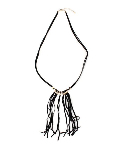 ACC.（エーシーシー.）の「メタルフリンジネックレス（ネックレス・レディース・ブラック/アイボリー/オレンジ・FREE）」の7枚目の写真