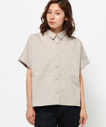 LBC | コットン50ブロードリボン使いブラウス       (シャツ/ブラウス)