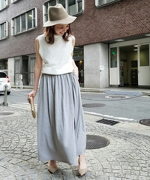 Ungrid アングリッド の スリットカットマキシスカート スカート Wear