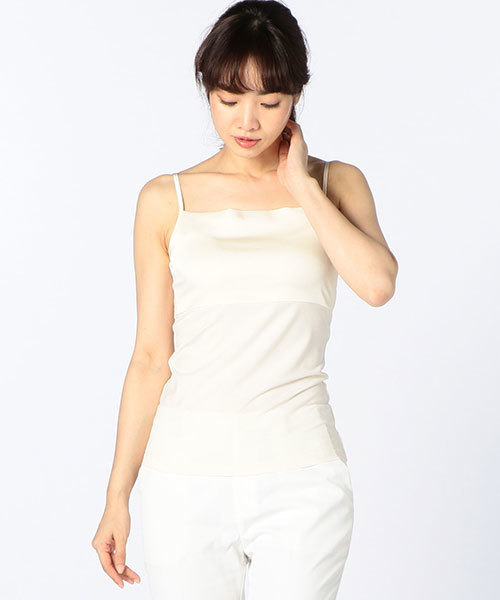 NOLLEY'S（ノーリーズ）の「ベア天×サテンキャミソール（キャミソール