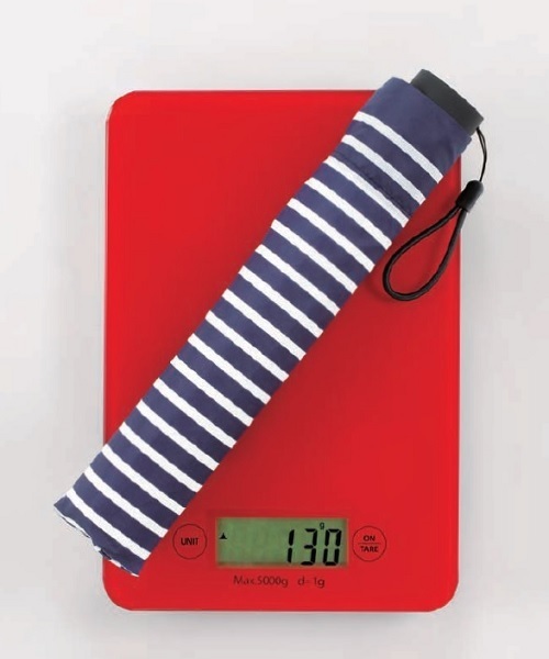 KiU(キウ)の「エアライトラージアンブレラ【1】(折りたたみ傘・レディース・ブルー系その他6/ドット/ブラック系その他/ブルー系その他2/ブラック・FREE)」の3枚目の写真