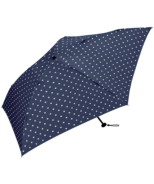 KiU(キウ)の「エアライトラージアンブレラ【1】(折りたたみ傘・レディース・ブルー系その他6/ドット/ブラック系その他/ブルー系その他2/ブラック・FREE)」の7枚目の写真
