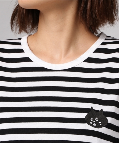 にゃー（ニャー）の「S にゃーボーダー T（Tシャツ/カットソー）」 - WEAR