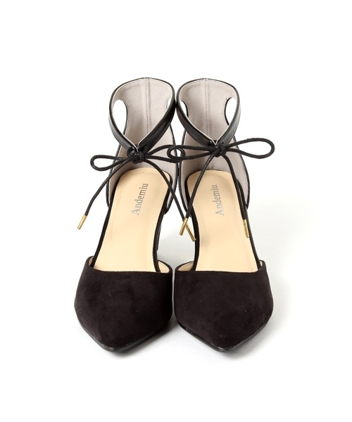 Andemiu（アンデミュウ）の「リボンストラップパンプス767768（パンプス・レディース・ブラック/レッド/グレー・SMALL/LARGE/MEDIUM）」の6枚目の写真